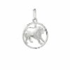 NKlaus Sternzeichenanhänger Löwe Sternzeichen 925er Sterlingsilber 15mm Ketten
