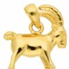 Adelia´s Kettenanhänger 585 Gold Sternzeichen Anhänger Steinbock