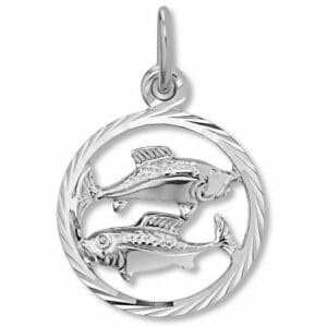 ONE ELEMENT Sternzeichenanhänger Fische Sternzeichen Anhänger aus 925 Silber