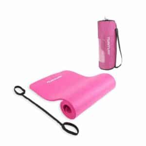 Tunturi Fitnessmatte mit Tasche pink