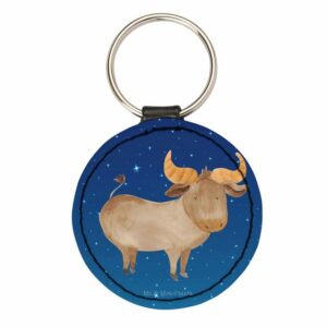Mr. & Mrs. Panda Schlüsselanhänger Sternzeichen Stier - Sternenhimmel Blau - Geschenk