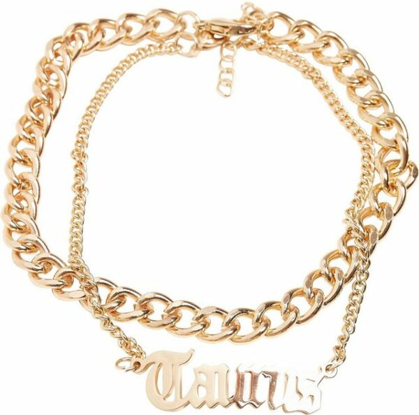 URBAN CLASSICS Schmuckset Accessoires Zodiac Golden Anklet (1-tlg)