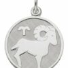 Adelia´s Kettenanhänger 925 Silber Sternzeichen Anhänger Widder Ø 15