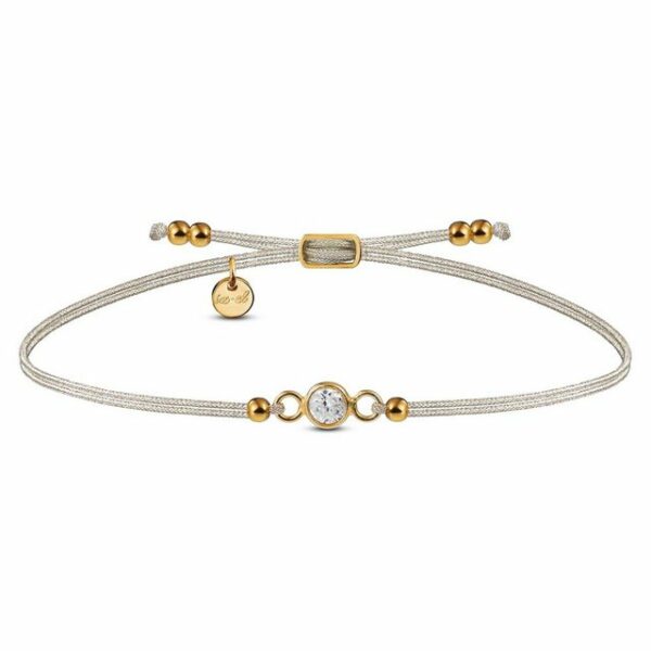 iz-el Armband Armband Gold Bergkristall - GLÜCKSBRINGER