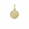 NKlaus Sternzeichenanhänger Fische Sternzeichen 333 8 Karat Gelbgold 12mm Kett