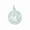 Adelia´s Kette mit Anhänger 925 Silber Sternzeichen Anhänger Skorpion Ø 15