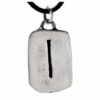 Kiss of Leather Kettenanhänger Rune Isa 925 Sterling Silber Buchstabe I