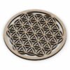 NKlaus Räucherstäbchen-Halter 4 x Blume des Lebens Kerzenhalter 3mm 9 cm Birkens