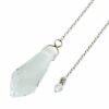 Berk Räucherstäbchen-Halter Eiszapfen Kristall Pendel Berk PE-080 Ankerkette Metall versilbert