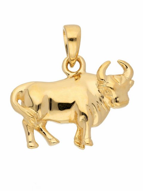 Adelia´s Kettenanhänger 585 Gold Sternzeichen Anhänger Stier