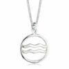 Elli Kette mit Anhänger Sternzeichen Wassermann Astro 925 Sterling Silber