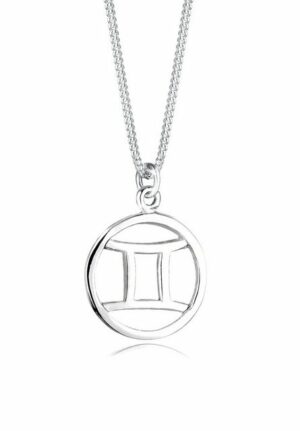 Elli Kette mit Anhänger Sternzeichen Zwilling 925 Sterling Silber