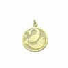 Adelia´s Kette mit Anhänger 333 Gold Sternzeichen Anhänger Fisch Ø 16 mm