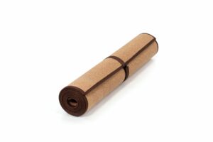 rollholz Yogamatte aus Kork 185 x 61 x 0