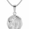 trendor Kette mit Anhänger Steinbock Sternzeichen mit 925 Silber Ø 15 mm