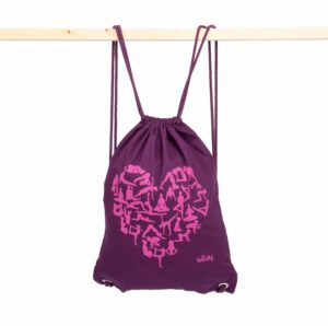 Turnbeutel GymBag Yoga Heart