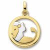 ONE ELEMENT Sternzeichenanhänger Löwe Sternzeichen Anhänger aus 333 Gelbgold