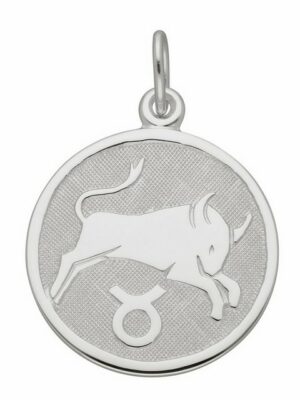 Adelia´s Kettenanhänger 925 Silber Sternzeichen Anhänger Stier Ø 15
