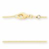 JuwelmaLux Panzerkette Halskette gold Damen und Herren Flachpanzer (1-tlg)