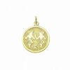 Adelia´s Kette mit Anhänger 333 Gold Sternzeichen Anhänger Zwilling Ø 16 mm