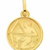 Adelia´s Kettenanhänger 333 Gold Sternzeichen Anhänger Schütze Ø 11