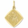 ONE ELEMENT Kette mit Anhänger Skorpion Sternzeichen Anhänger aus 333 Gelbgold