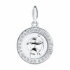 Zolotoy Sternzeichenanhänger Schütze 925 Silber Zirkonia 94031391 Glänzend Rhodiniert (1-tlg)