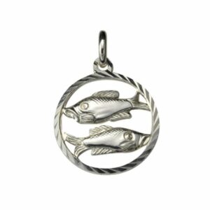 Vivance Kettenanhänger 925/- Sterling Silber Sternzeichen Fische