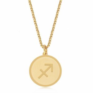 Timando Kette mit Anhänger Sternzeichen Symbol Schütze in goldfarben