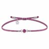iz-el Armband Armband Silber Granat - GLÜCKSBRINGER