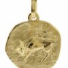 trendor Runder Anhänger Sternzeichen- Stier 585 Gold 16 mm