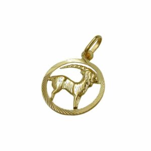 Gallay Sternzeichenanhänger Anhänger 15mm Sternzeichen Steinbock 9Kt GOLD