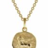 trendor Kette mit Anhänger Sternzeichen für Widder Gold 333 Anhänger +