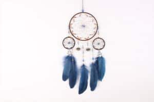 SHMSHNG Traumfänger Blauer Traumfänger - Windspiel Wandbehang Ornament