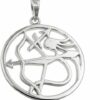 Gallay Sternzeichenanhänger 21mm Sternzeichen Schütze glänzend rhodiniert Silber 925