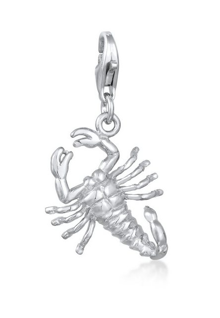 Nenalina Charm-Einhänger Anhänger Sternzeichen Skorpion Tier 925 Silber