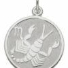 Adelia´s Kettenanhänger 925 Silber Sternzeichen Anhänger Skorpion Ø 15