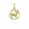 NKlaus Sternzeichenanhänger Steinbock Sternzeichen 333 Gelbgold 8 Karat 15mm K