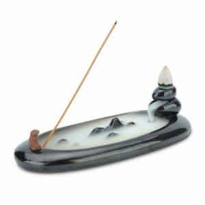 SUNEE Dekotablett Ceramic Incense Holder Old Man Waterfall Incense (1 St)