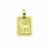 Adelia´s Kette mit Anhänger 333 Gold Sternzeichen Anhänger Widder
