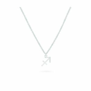 Beka&Bell Kette mit Anhänger 925-Sterling Silber Glänzend 42cm Schütze