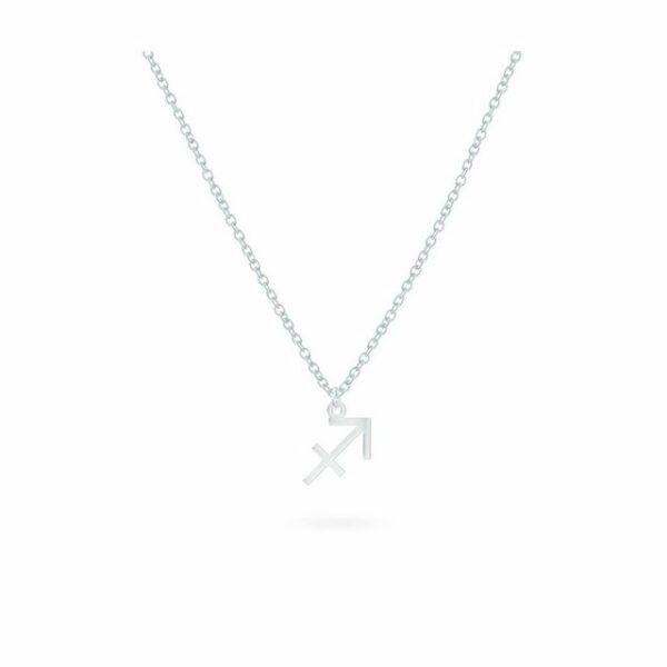 Beka&Bell Kette mit Anhänger 925-Sterling Silber Glänzend 42cm Schütze