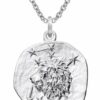 trendor Kette mit Anhänger Sternzeichen Löwe Ø 20 mm und 925 Silber