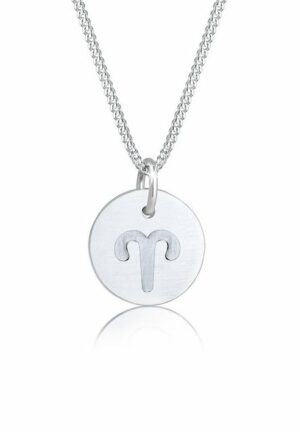 Elli Kette mit Anhänger Sternzeichen Widder Astro Symbol Matt 925 Silber