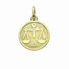Adelia´s Kette mit Anhänger 333 Gold Sternzeichen Anhänger Waage Ø 11