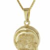 trendor Kette mit Anhänger Zwilling Sternzeichen Gold 333/8K mit goldplattierter Kette