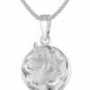 trendor Kette mit Anhänger Fische Sternzeichen mit 925 Silber Ø 15 mm