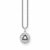 THOMAS SABO Kette mit Anhänger KE2152-051-11 Halskette Anhänger Herren Elements of Nature Silber