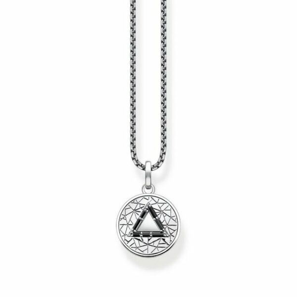THOMAS SABO Kette mit Anhänger KE2152-051-11 Halskette Anhänger Herren Elements of Nature Silber