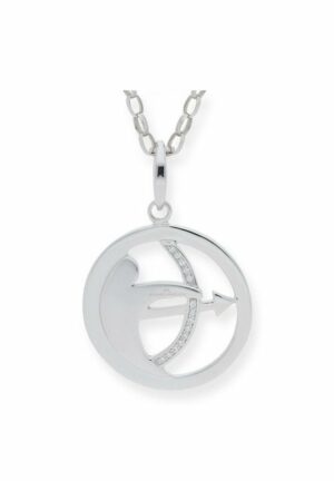 JuwelmaLux Silberkette Halskette silber mit Sternzeichen Anhänger Schütze